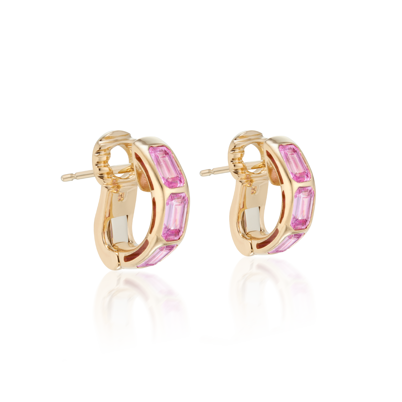 HORIZON Emerald-Cut Earring Hoops