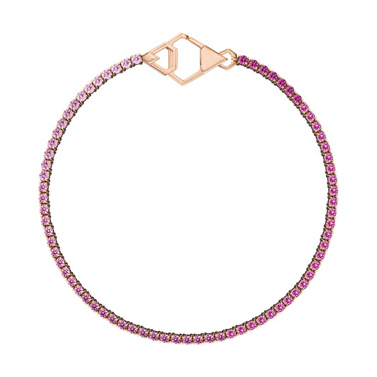 MACADAM UNION Pink Sapphire Gradation Bracelet