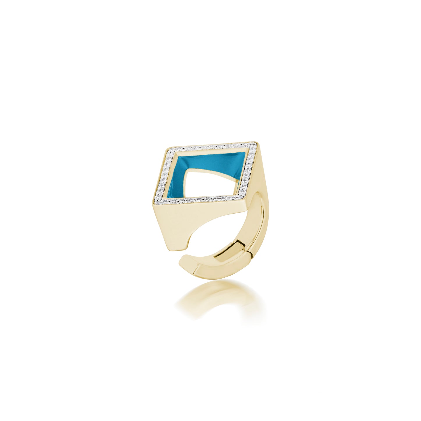 QUADRA Open Enamel Ear Cuff